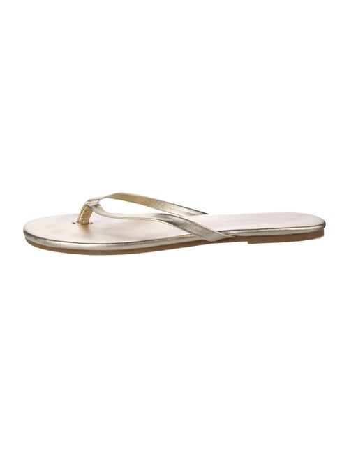 Melissa Odabash Leather Flip Flops