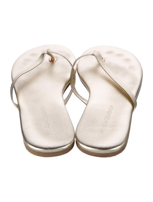 Melissa Odabash Leather Flip Flops