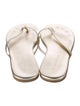 Melissa Odabash Leather Flip Flops
