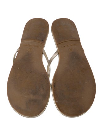 Melissa Odabash Leather Flip Flops