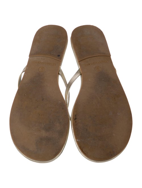 Melissa Odabash Leather Flip Flops