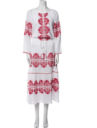 Melissa Odabash Printed Long Dress