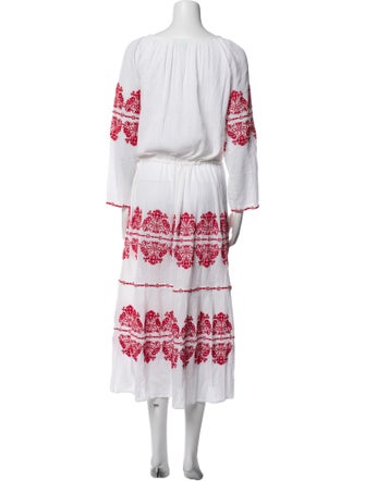Melissa Odabash Printed Long Dress
