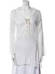 Melissa Odabash V-Neck Three-Quarter Sleeve Tunic