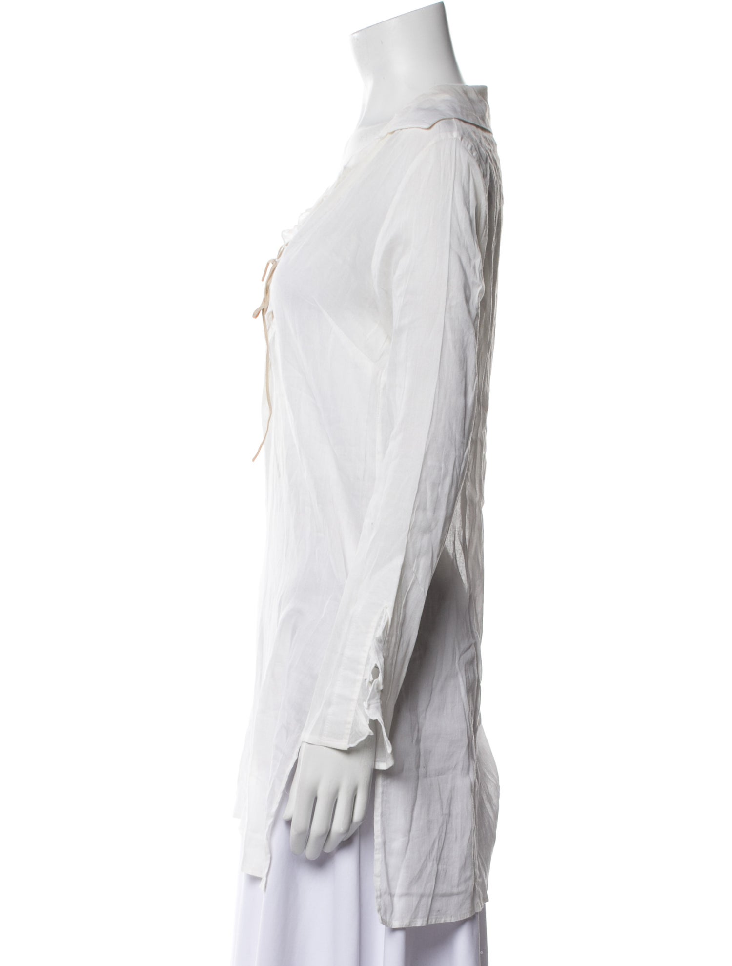 Melissa Odabash V-Neck Three-Quarter Sleeve Tunic