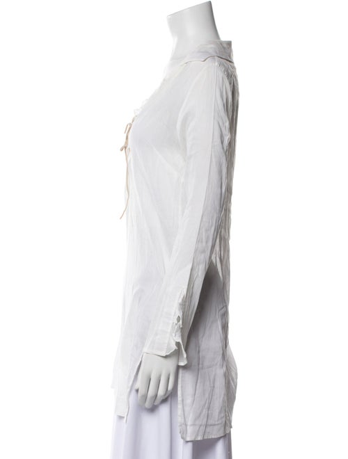 Melissa Odabash V-Neck Three-Quarter Sleeve Tunic