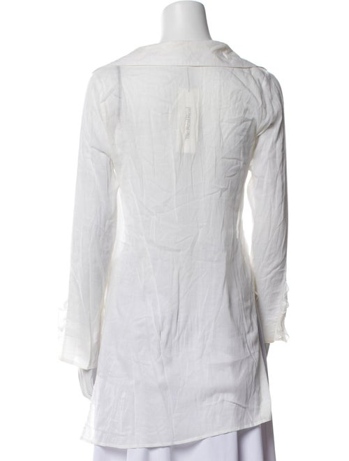 Melissa Odabash V-Neck Three-Quarter Sleeve Tunic