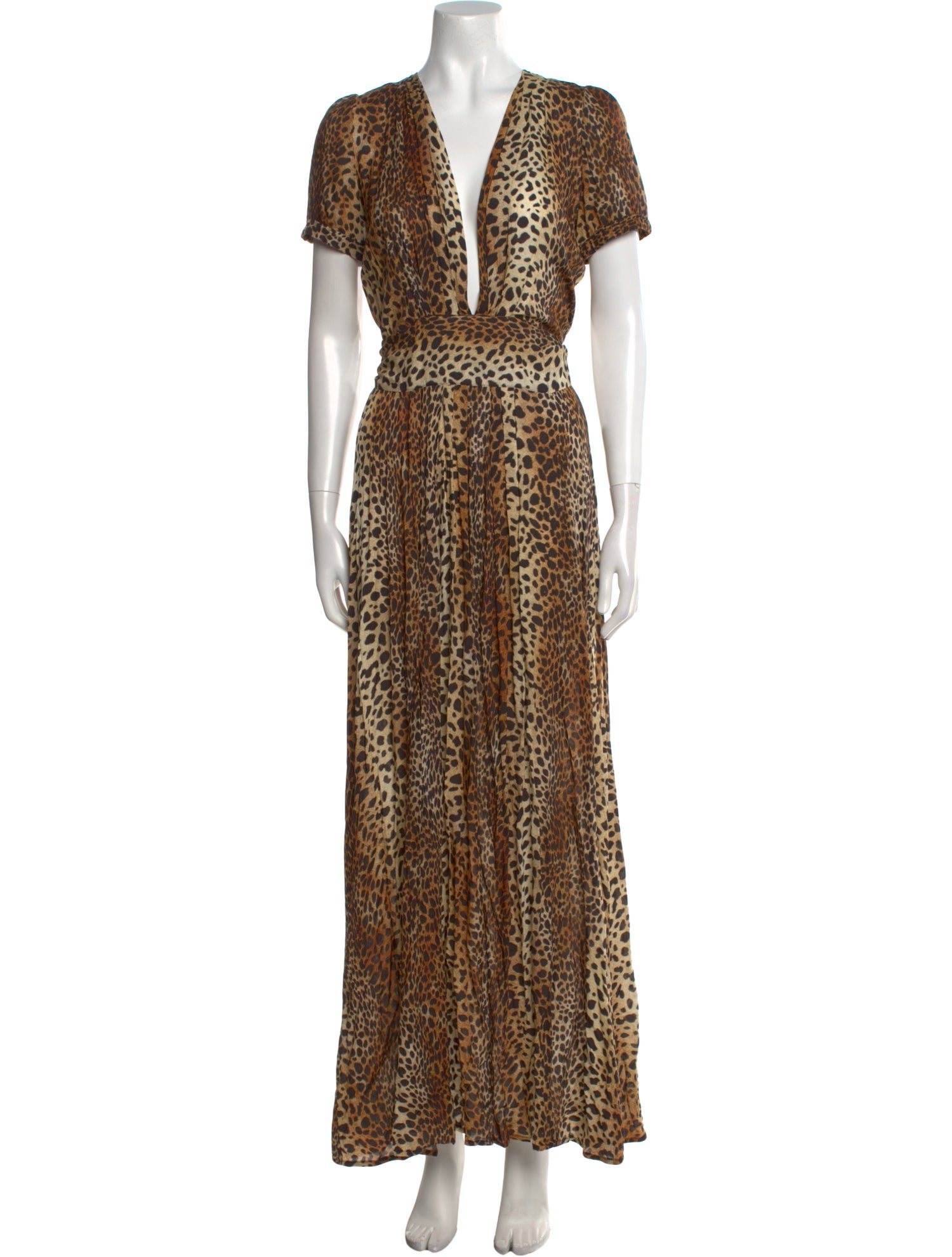 Melissa Odabash Animal Print Long Dress w/ Tags