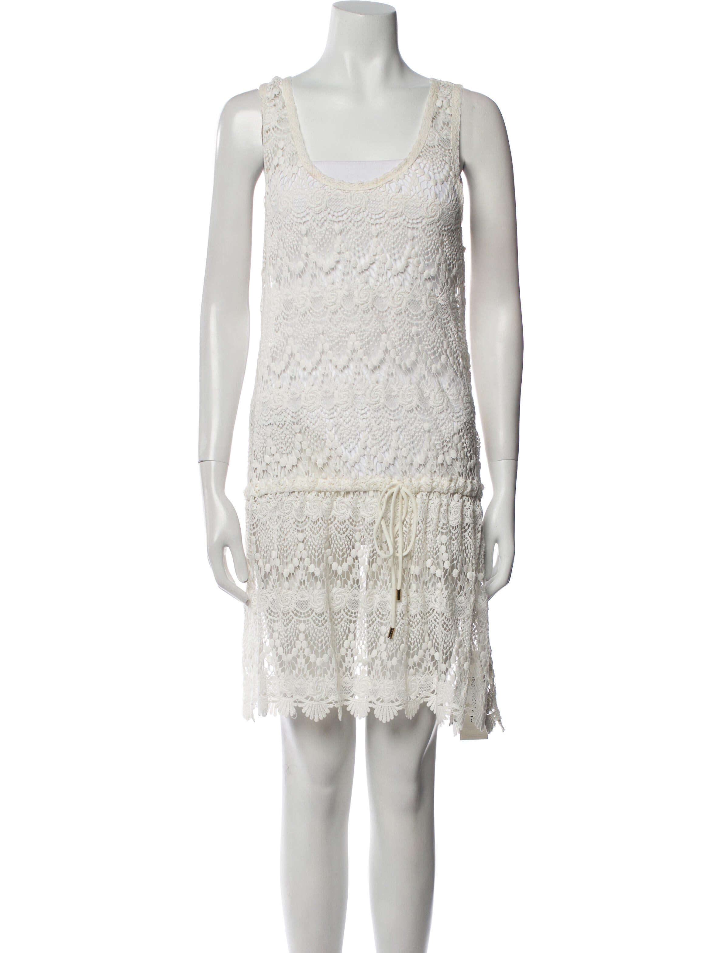 Melissa Odabash Scoop Neck Mini Dress