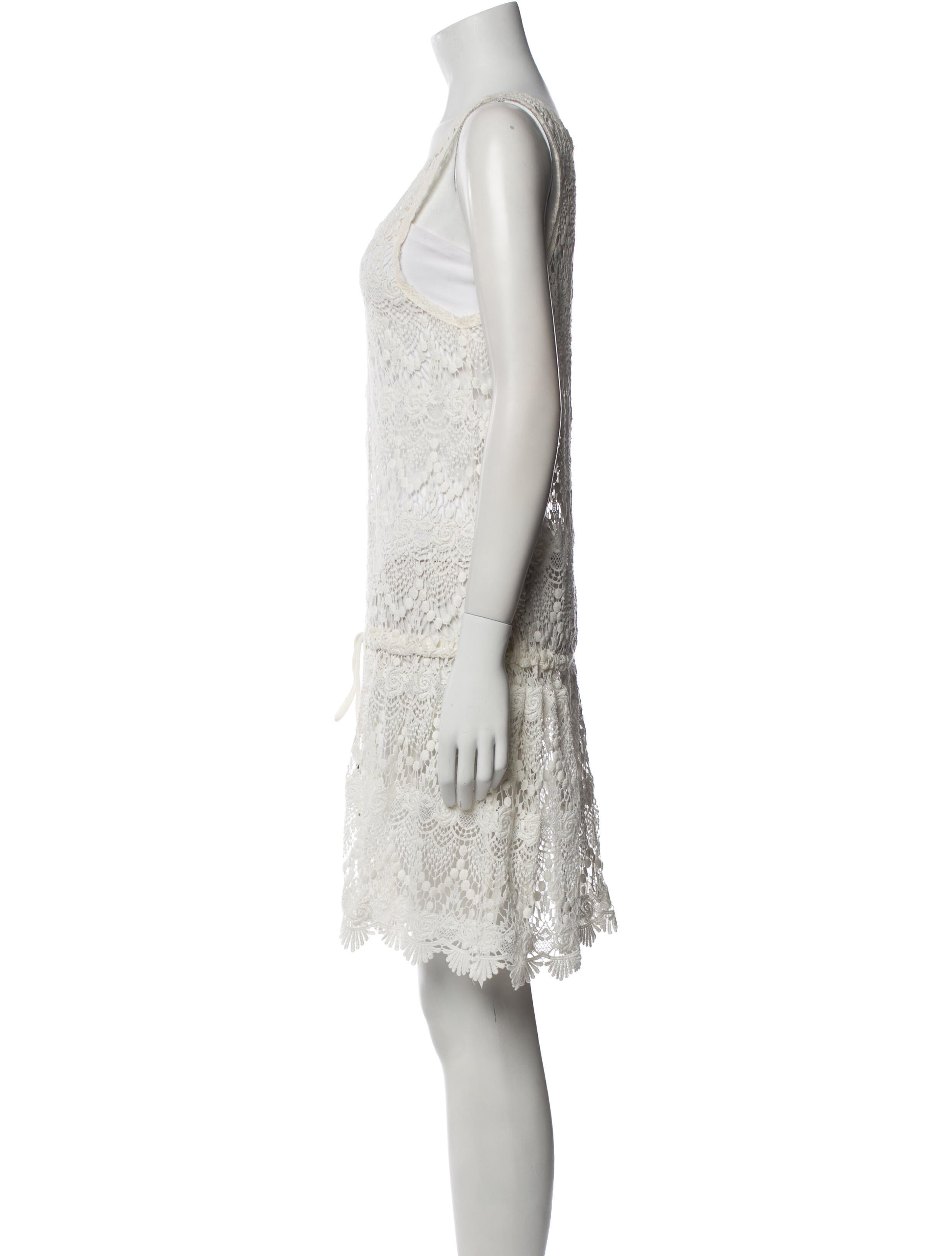 Melissa Odabash Scoop Neck Mini Dress