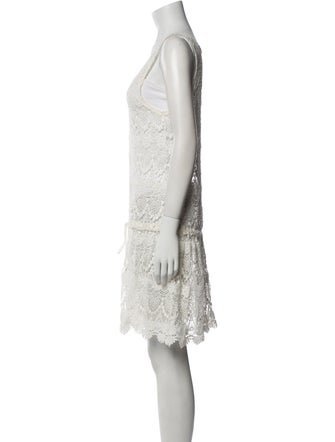 Melissa Odabash Scoop Neck Mini Dress