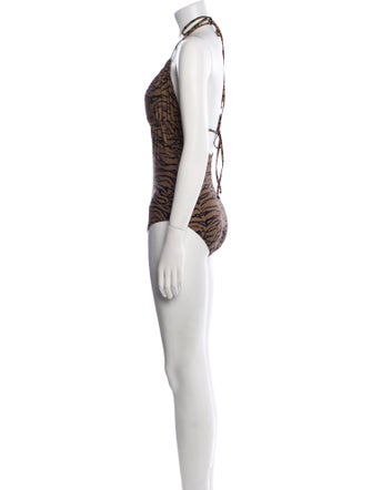 Melissa Odabash Animal Print One-Piece