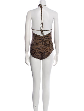 Melissa Odabash Animal Print One-Piece