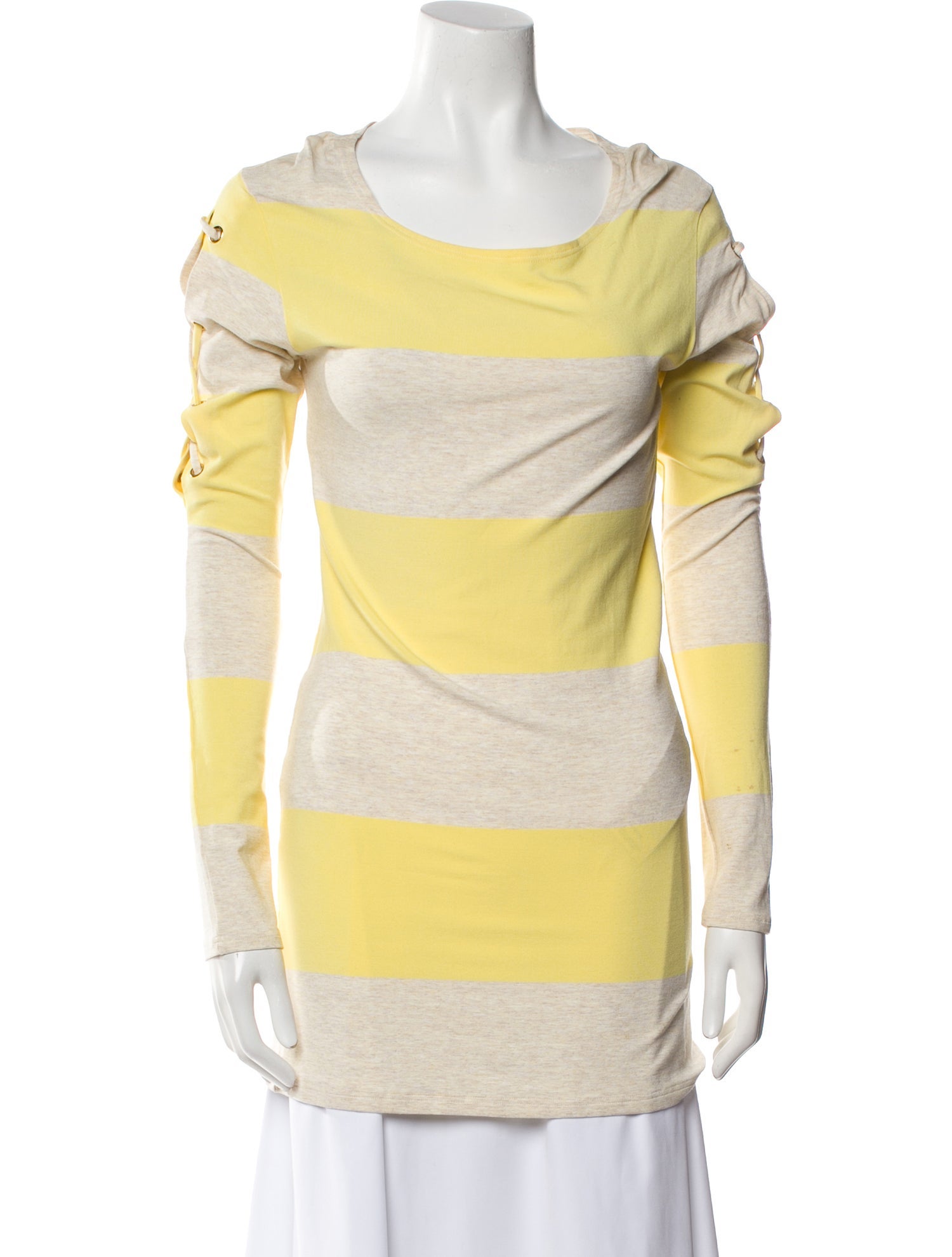 Melissa Odabash Striped Cowl Neck Tunic