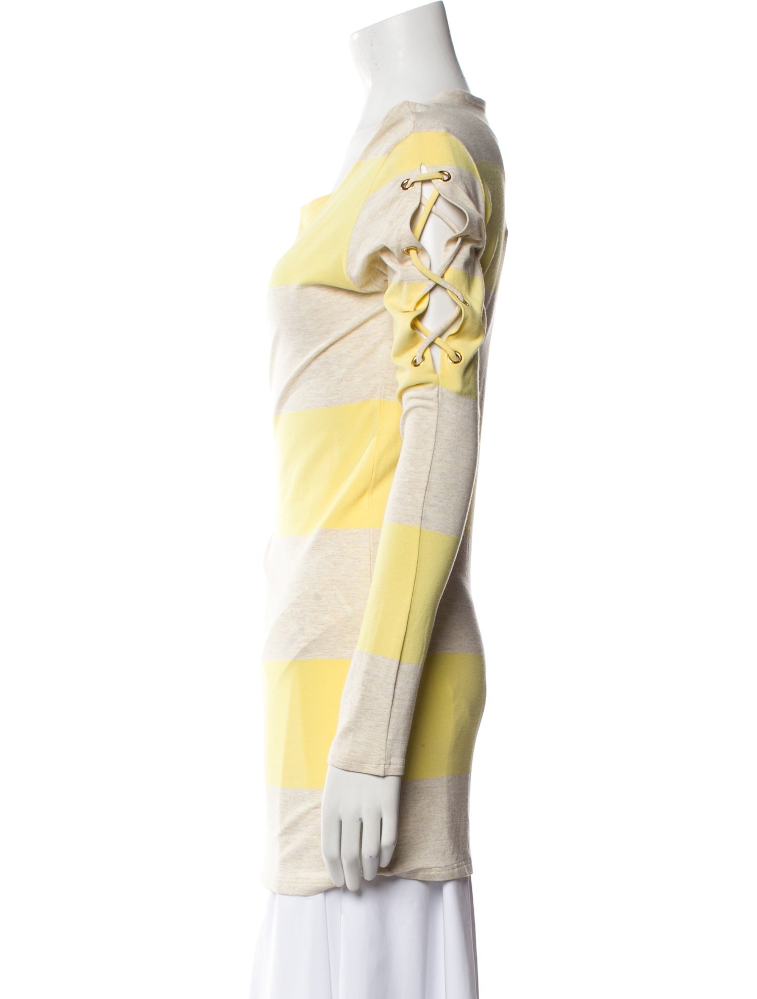 Melissa Odabash Striped Cowl Neck Tunic