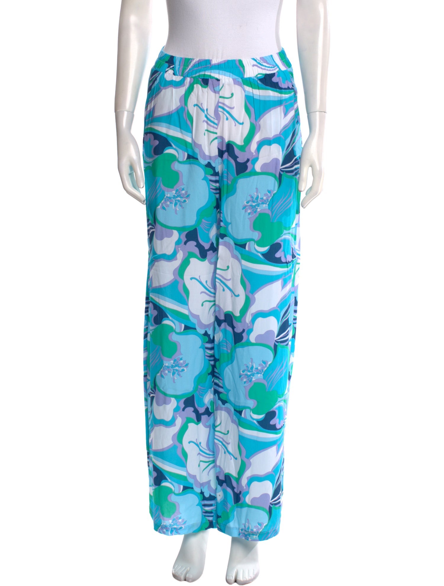 Melissa Odabash Printed Wide Leg Pants w/ Tags