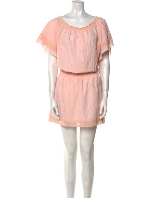 Melissa Odabash Scoop Neck Mini Dress