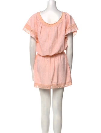 Melissa Odabash Scoop Neck Mini Dress