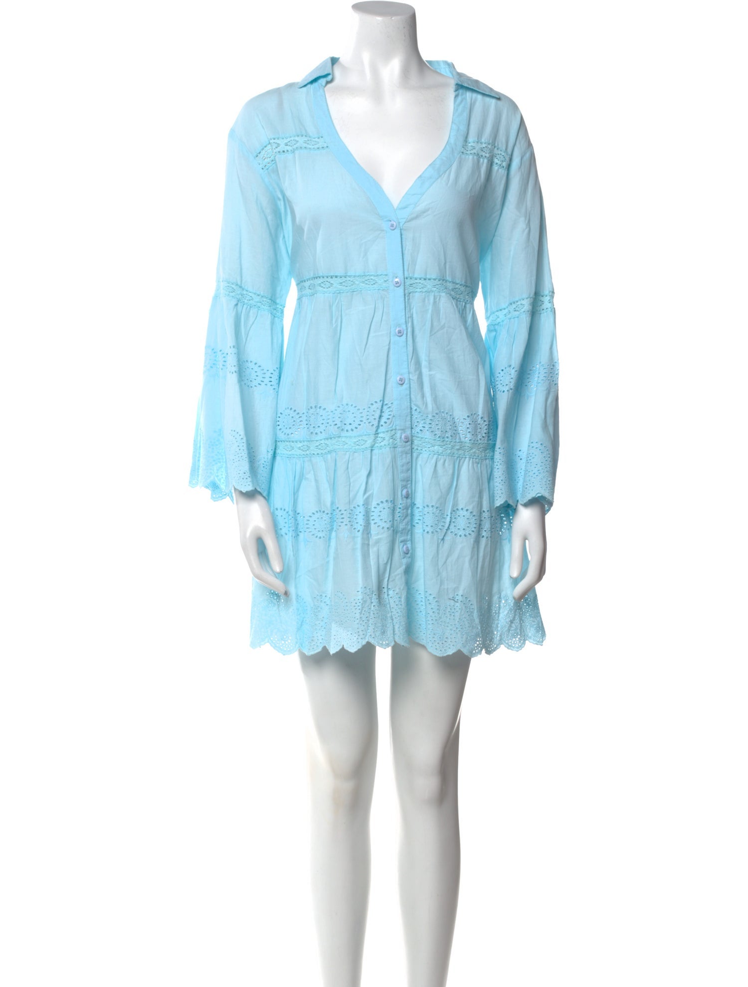 Melissa Odabash V-Neck Mini Dress