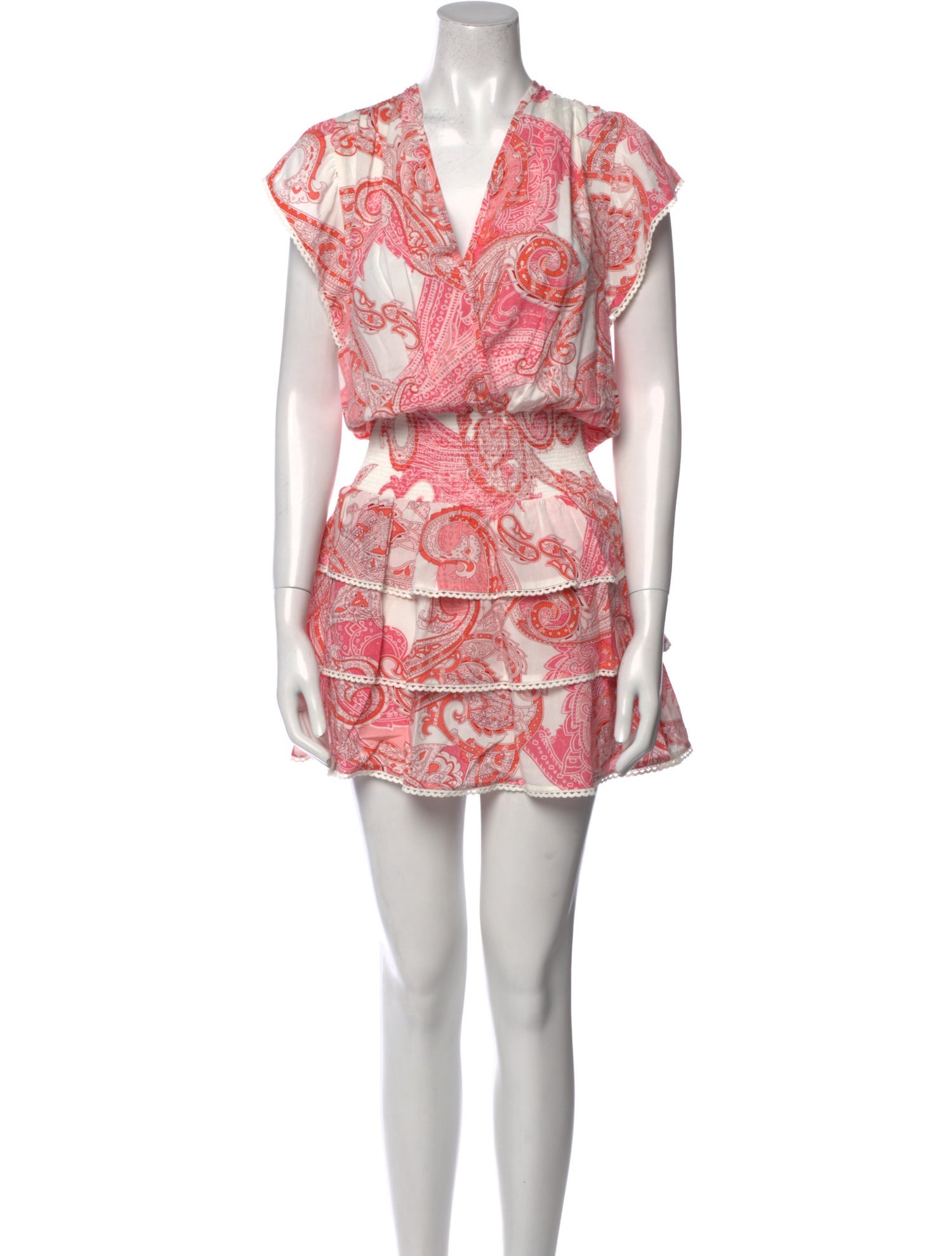 Melissa Odabash Paisley Print Mini Dress