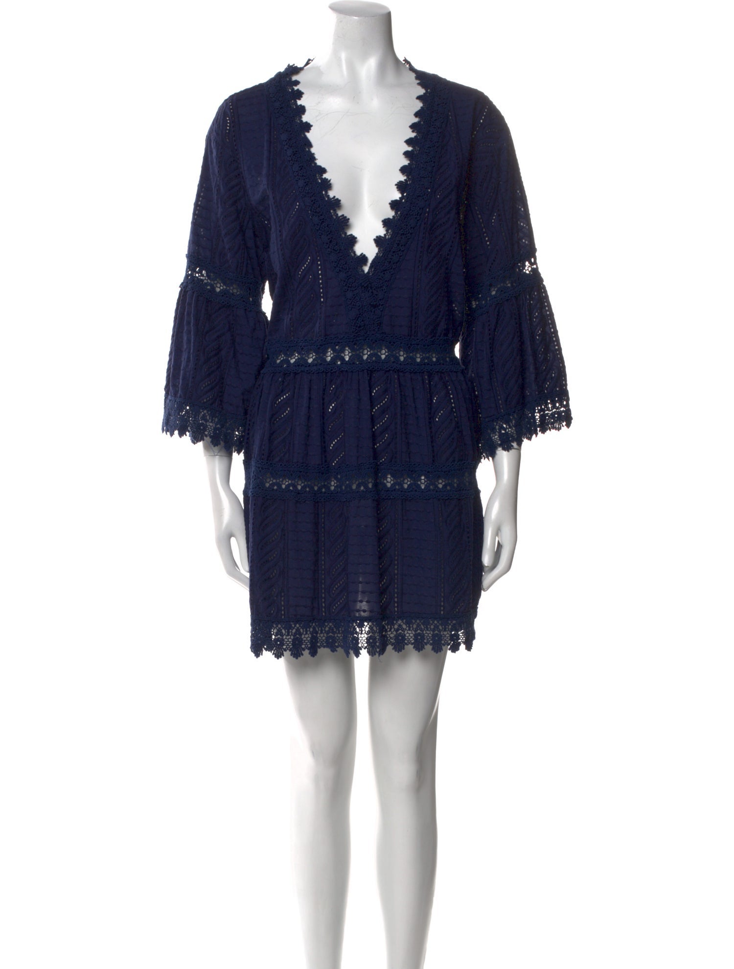 Melissa Odabash V-Neck Mini Dress