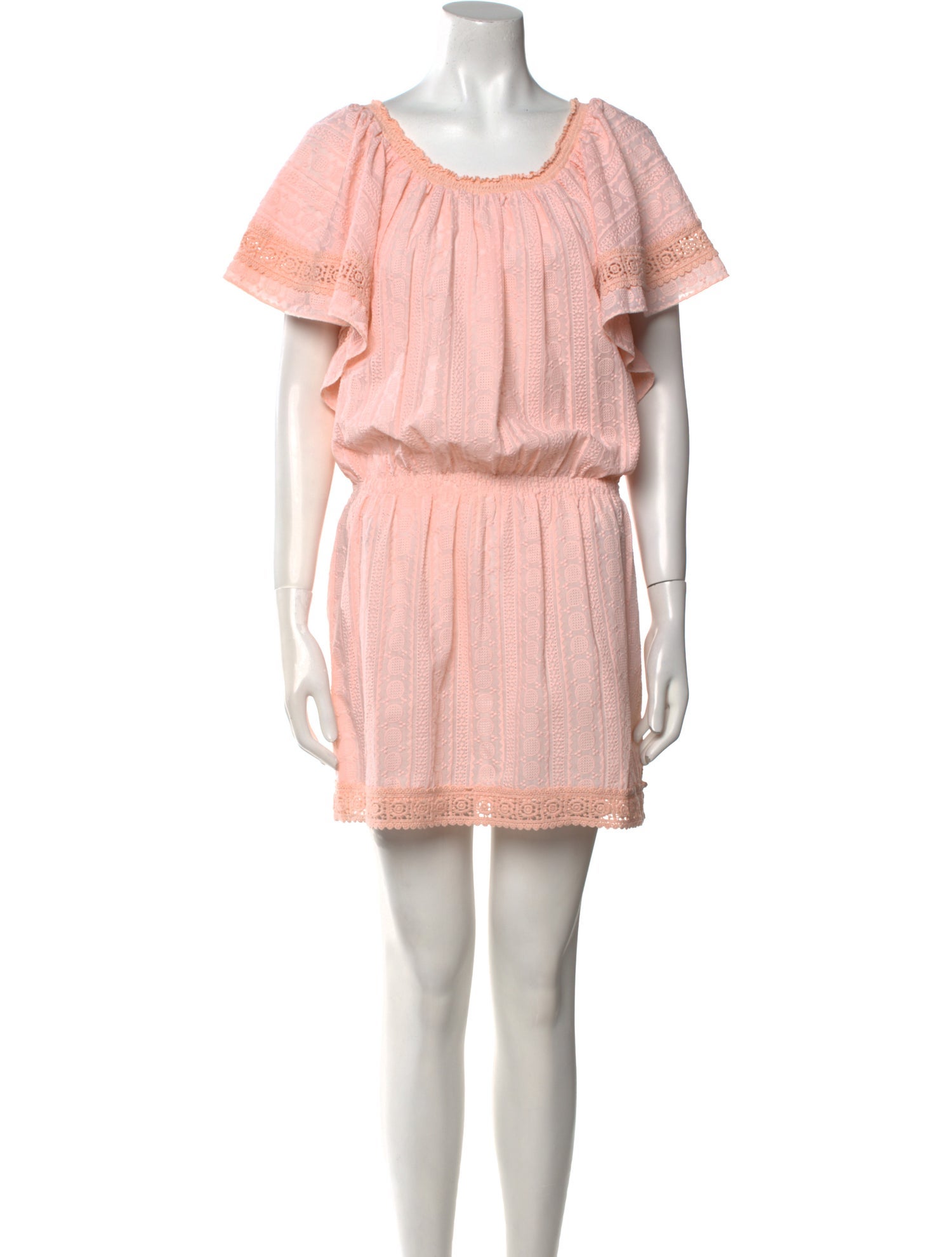 Melissa Odabash Scoop Neck Mini Dress