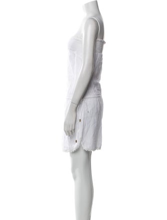 Melissa Odabash Square Neckline Mini Dress