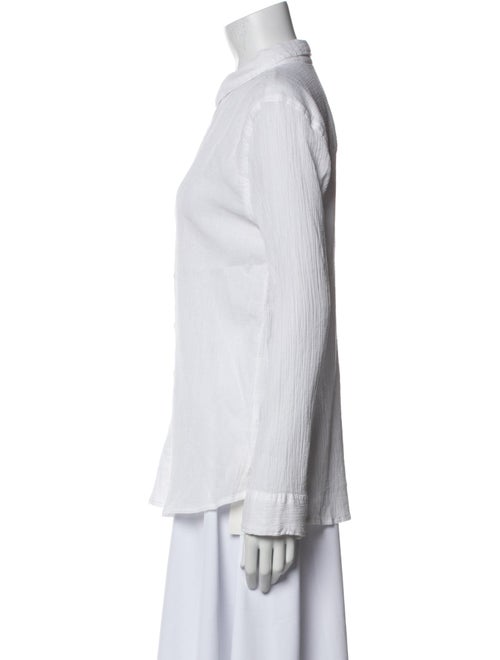 Melissa Odabash Long Sleeve Button-Up Top