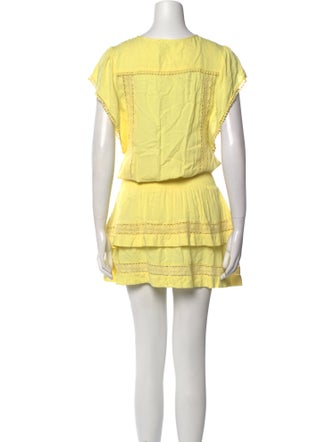 Melissa Odabash Tie Neck Mini Dress