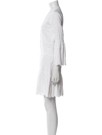 Melissa Odabash Crew Neck Mini Dress