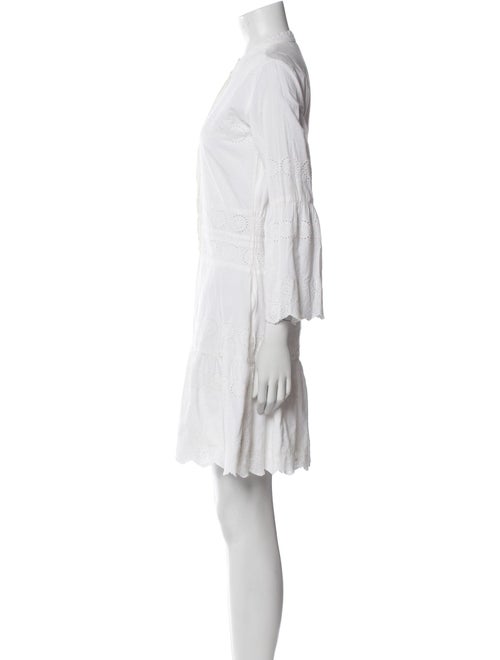 Melissa Odabash Crew Neck Mini Dress