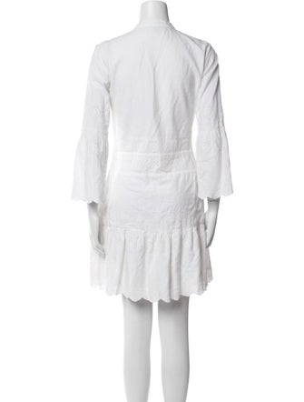 Melissa Odabash Crew Neck Mini Dress