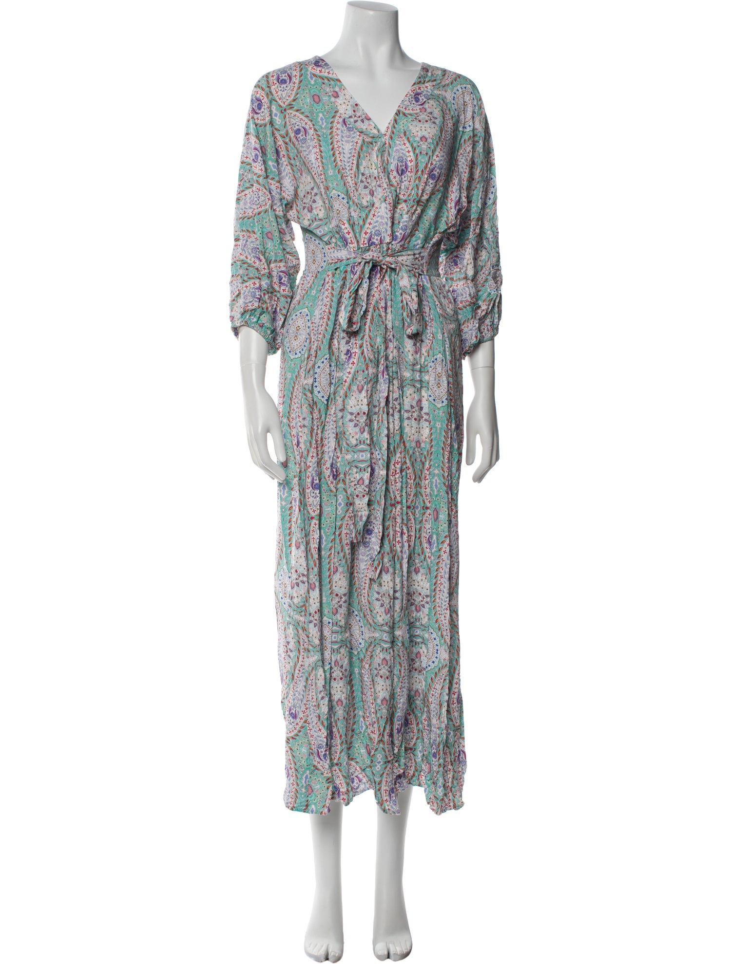 Melissa Odabash Paisley Print Long Dress