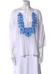 Melissa Odabash Printed Scoop Neck Tunic