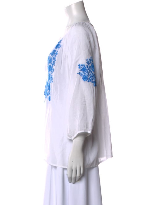 Melissa Odabash Printed Scoop Neck Tunic