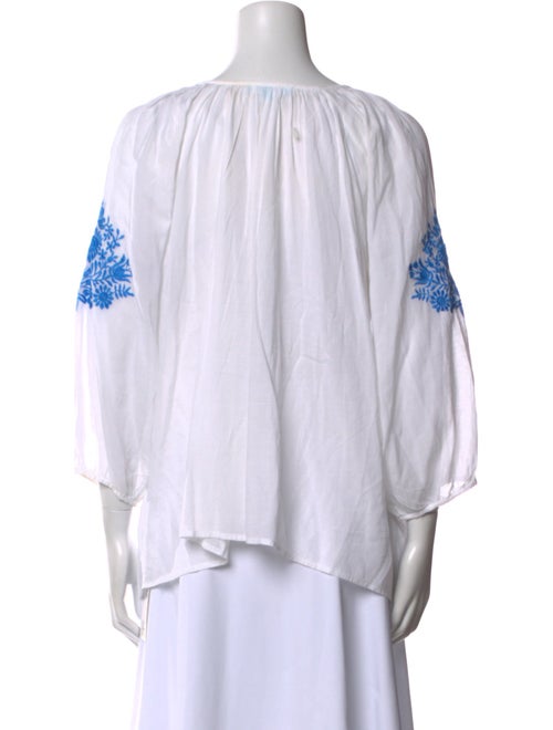 Melissa Odabash Printed Scoop Neck Tunic