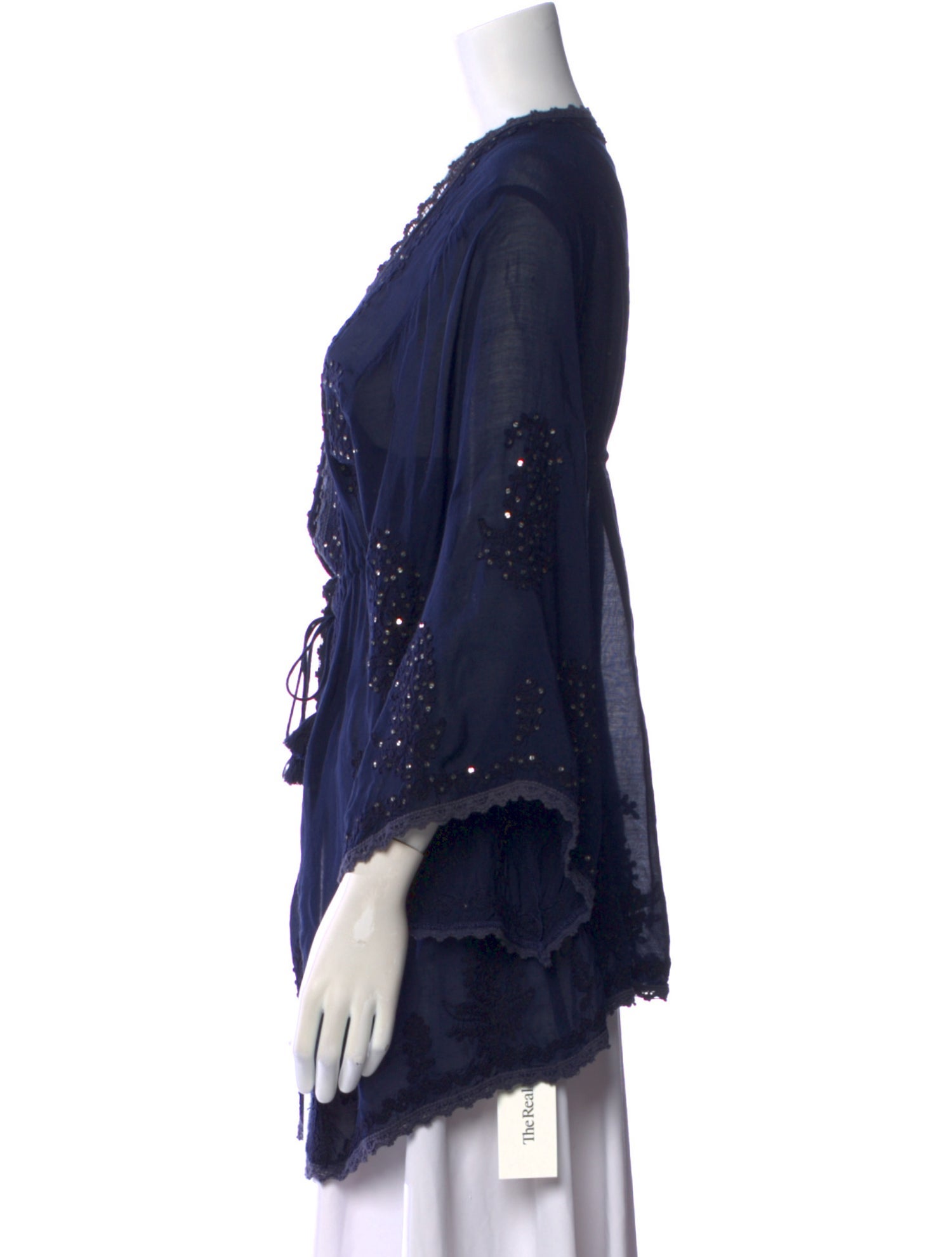 Melissa Odabash Open Front Long Sleeve Tunic