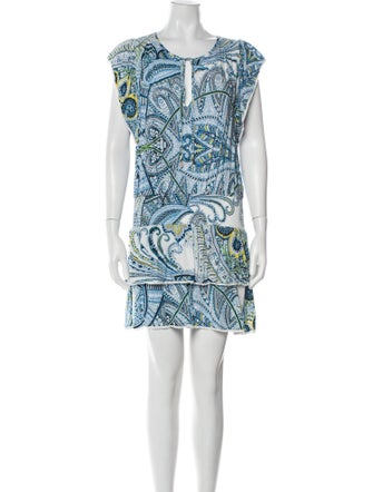 Melissa Odabash Printed Mini Dress