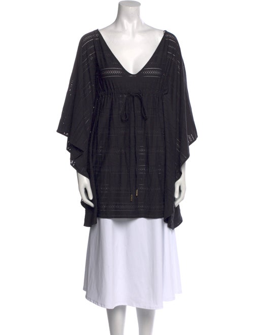 Melissa Odabash V-Neck Long Sleeve Tunic