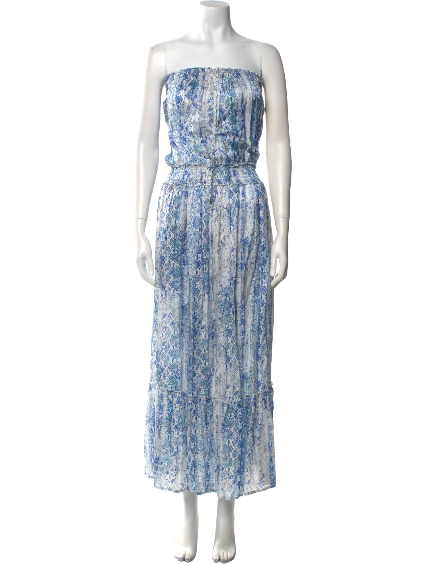 Melissa Odabash Paisley Print Long Dress