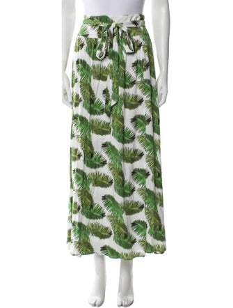 Melissa Odabash Printed Midi Length Skirt