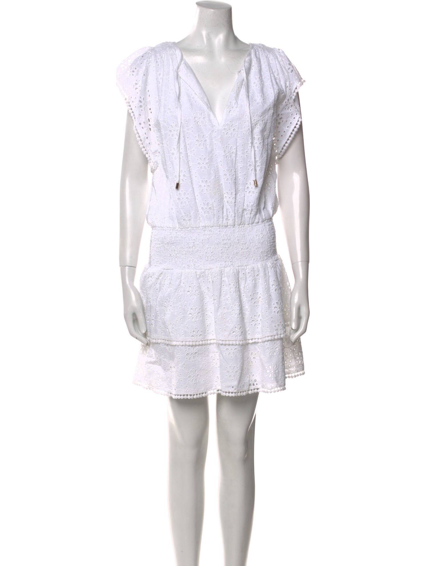 Melissa Odabash V-Neck Mini Dress