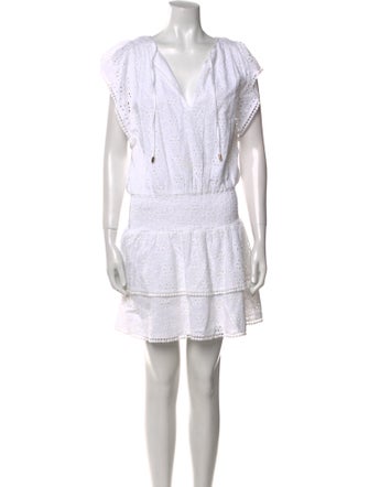 Melissa Odabash V-Neck Mini Dress