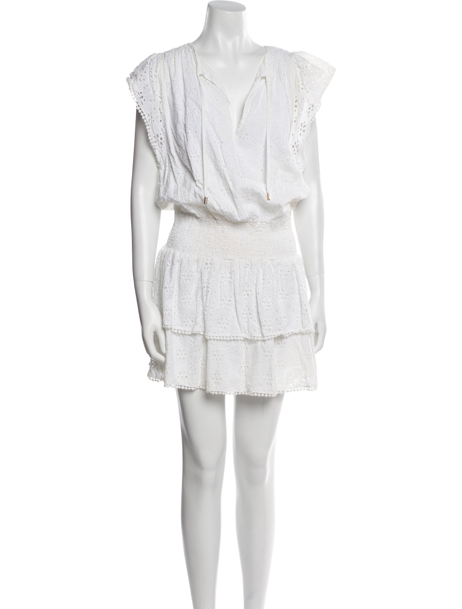 Melissa Odabash V-Neck Mini Dress