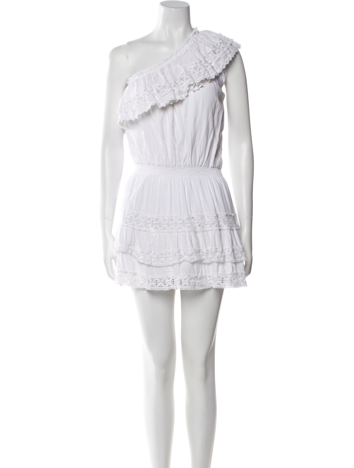 Melissa Odabash One-Shoulder Mini Dress