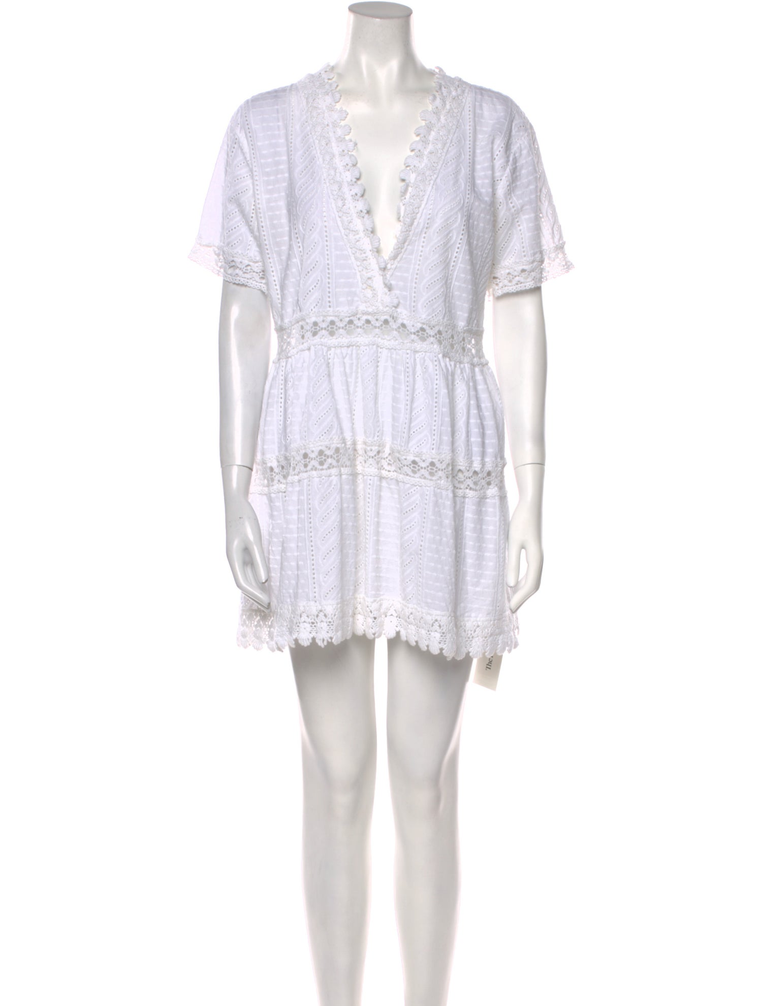 Melissa Odabash V-Neck Mini Dress