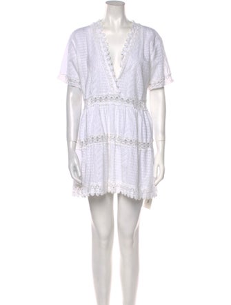 Melissa Odabash V-Neck Mini Dress