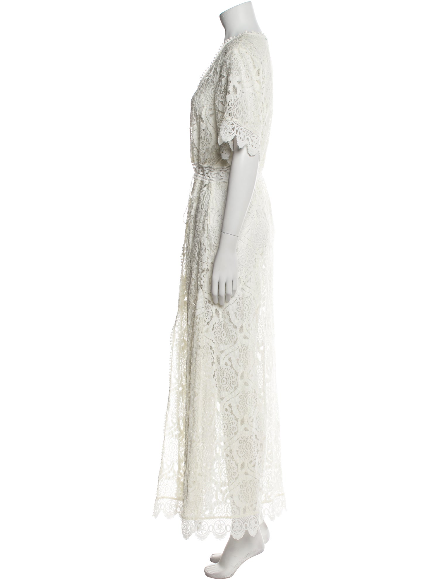 Melissa Odabash Lace Pattern Long Dress