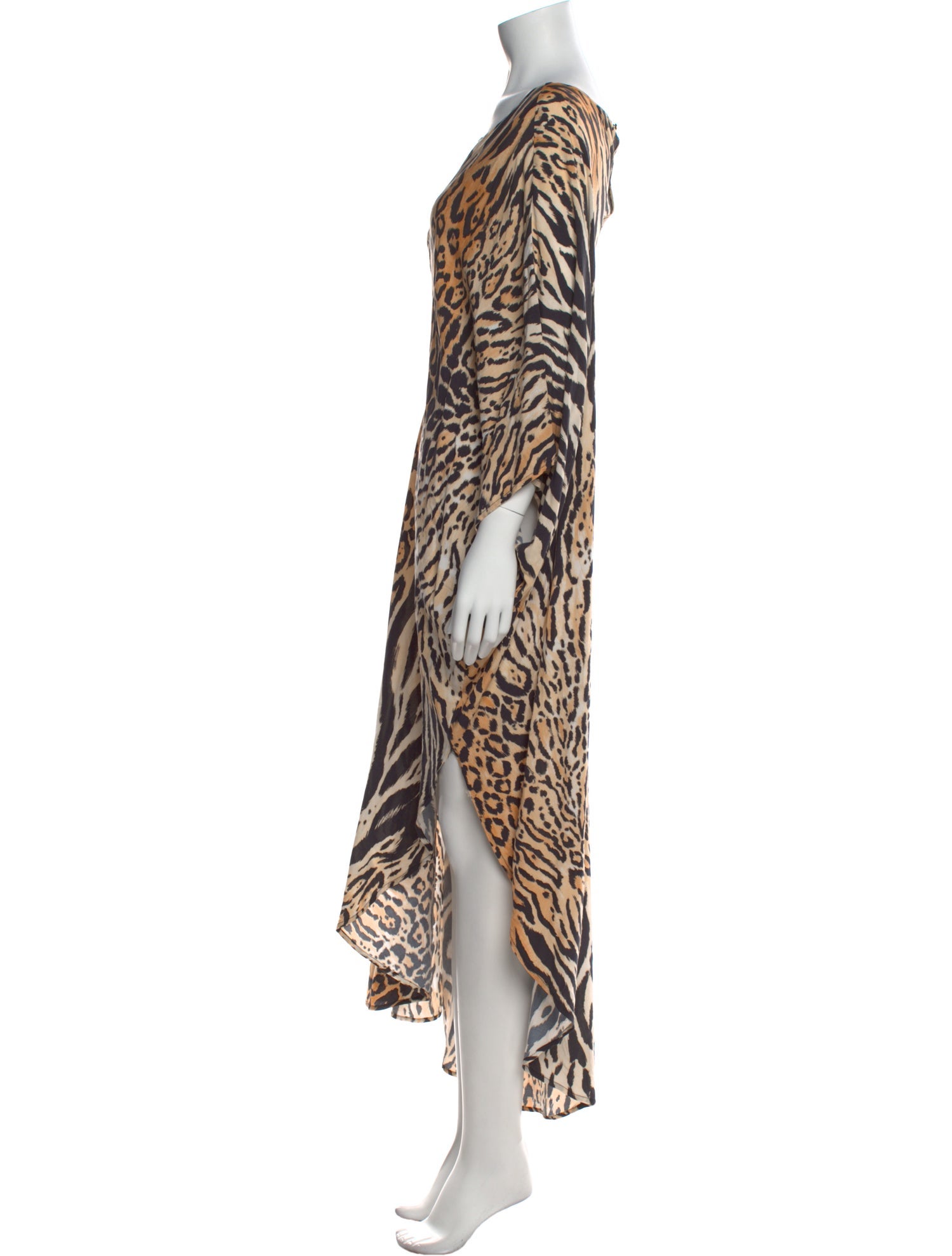 Melissa Odabash Animal Print Long Dress