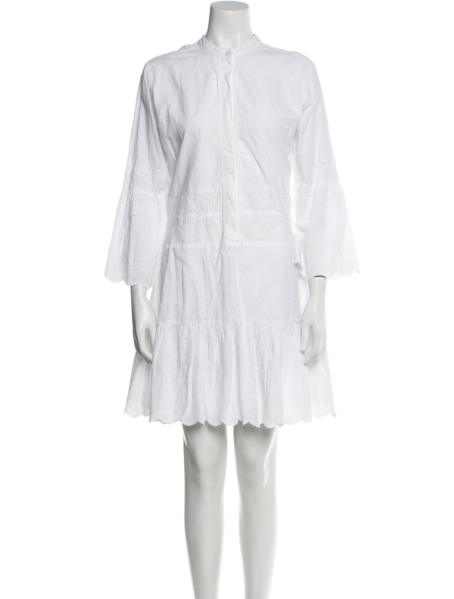 Melissa Odabash Mock Neck Mini Dress